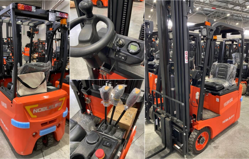 Погрузчик электрический трехопорный NOBLELIFT FE3R12Q  TX FFL 5000mm, 210A. (2023г.) HV Market