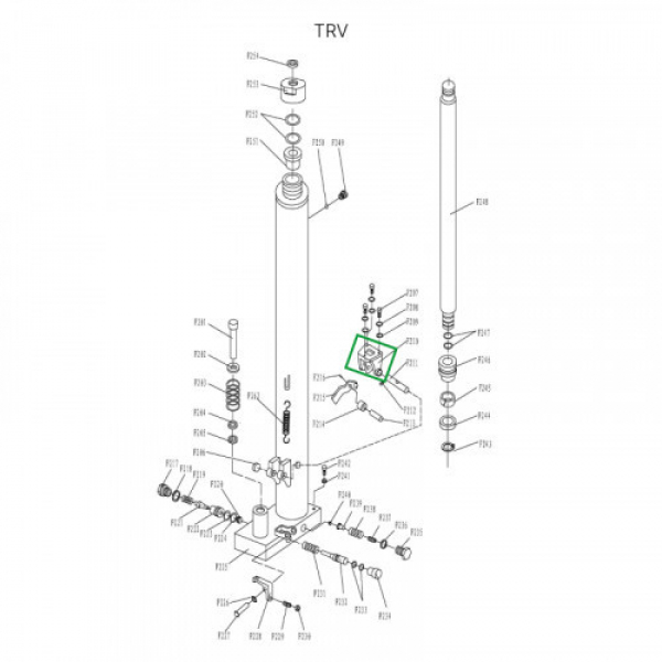 Кронштейн ручки для TRV HV Market
