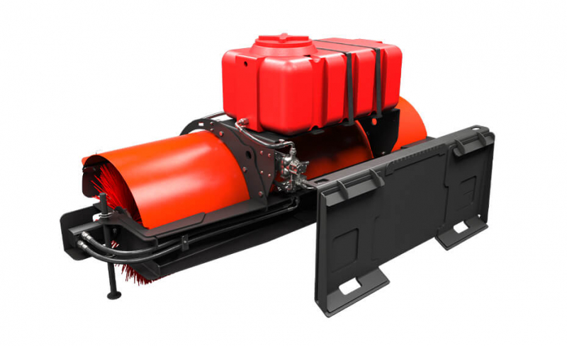 Щетка дорожная коммунальная Impulse SP1800G + система орошения 100 литров (с насосом) HV Market
