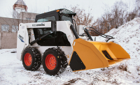 Пескоразбрасыватель Delta SM2000 на мини-погрузчики Амкодор 211 HV Market