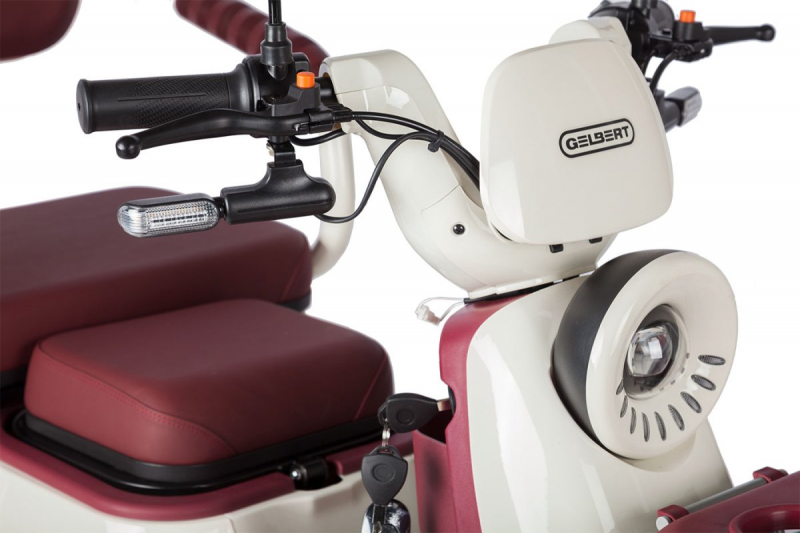 Электротрицикл Rutrike Gelbert Mercury 48V/60V 650Вт Зеленый HV Market