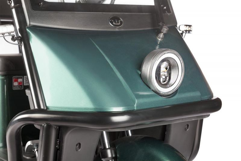 Электротрицикл Wanshida NIPLA 500 60V 1000Вт Черно-белый HV Market
