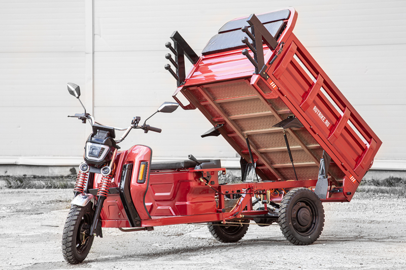 Грузовой электротрицикл Rutrike Антей Pro 1500 60V1200W темно-синий матовый HV Market