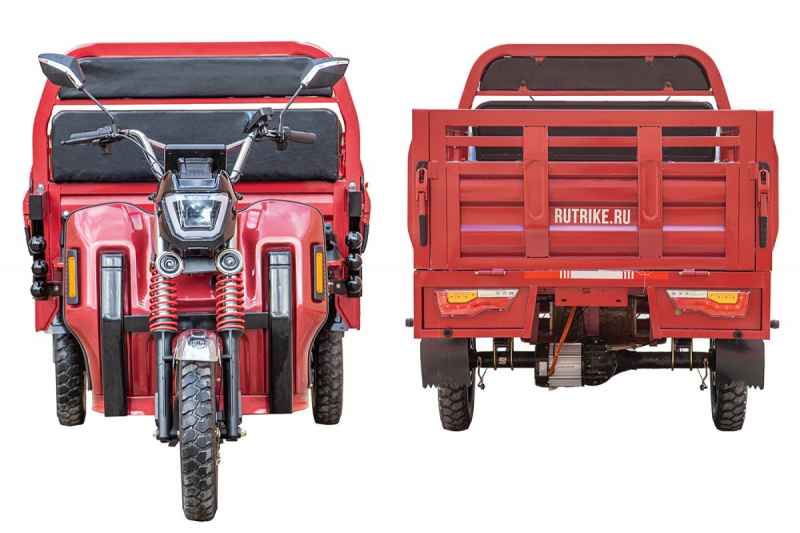 Грузовой электротрицикл Rutrike Антей Pro 1500 60V1200W темно-синий матовый HV Market