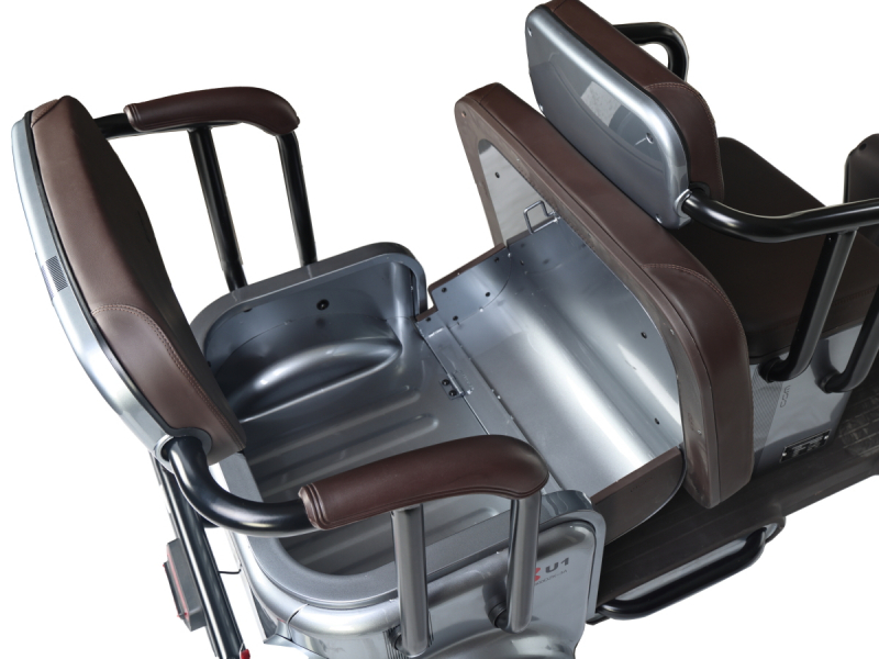 Электротрицикл Wanshida U1-X 60V 800Вт Серый HV Market