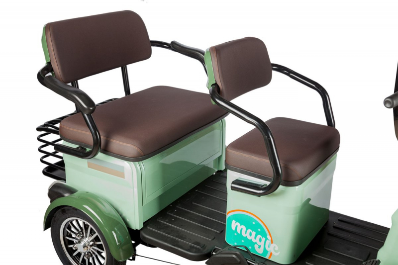 Электротрицикл Rutrike Gelbert Kang 48V/60V 800Вт Зеленый HV Market