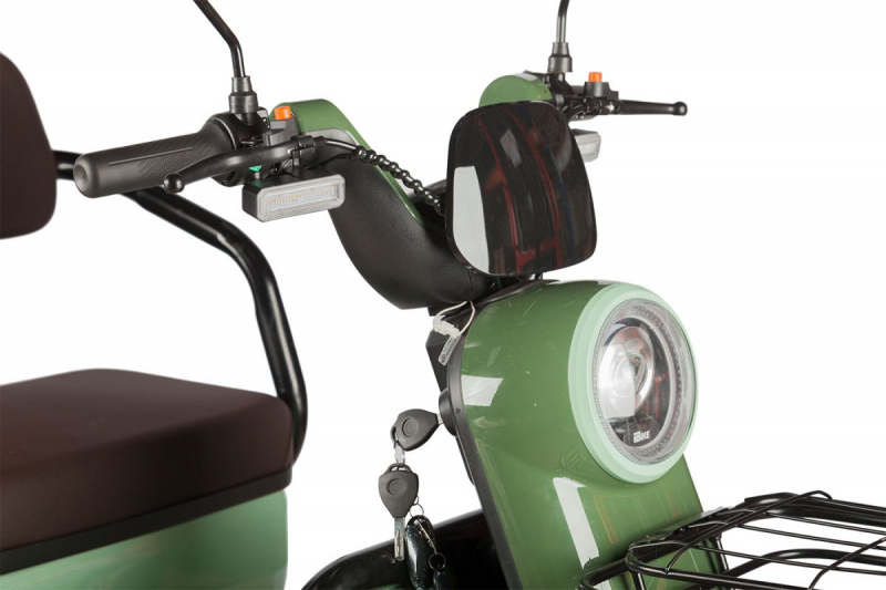 Электротрицикл Rutrike Gelbert Kang 48V/60V 800Вт Зеленый HV Market