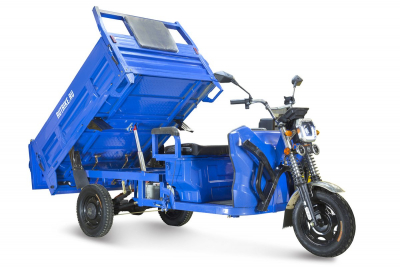 Грузовой электрический трицикл Rutrike D5 1700 гидравлика (60V1200W) Черный матовый HV Market