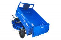 Грузовой электрический трицикл Rutrike D5 1700 гидравлика (60V1200W) Черный матовый HV Market