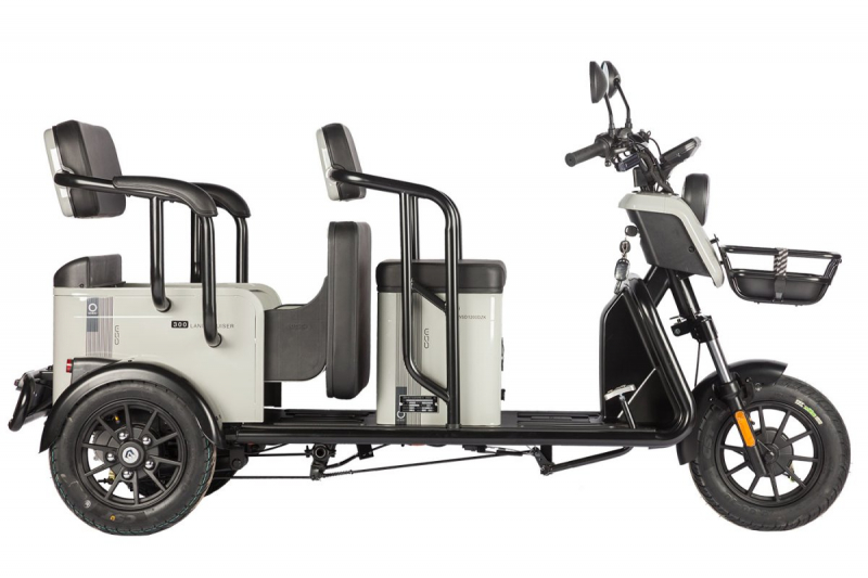 Электротрицикл Wanshida LC300 60V 1000Вт Серый HV Market