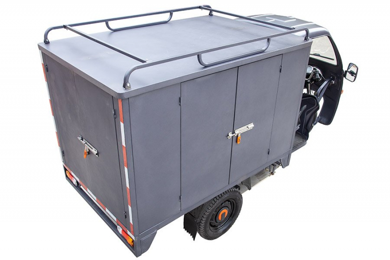 Грузовой электротрицикл Rutrike КАРГО 1800 60V1000W Черный матовый HV Market
