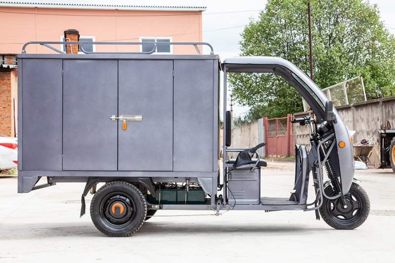 Грузовой электротрицикл Rutrike КАРГО 1800 60V1000W Черный матовый HV Market