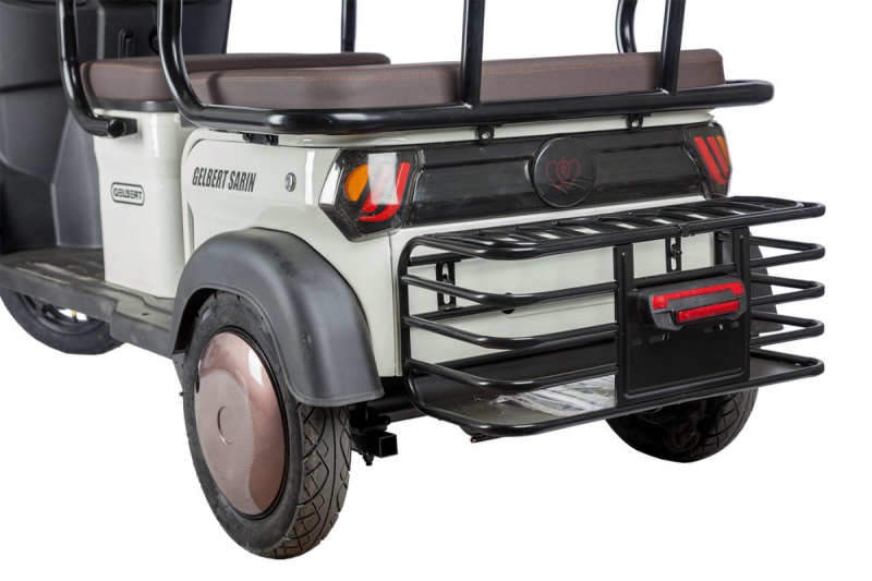 Электротрицикл Rutrike Gelbert Sarin 48V/60V 1000Вт Коричнево-белый HV Market