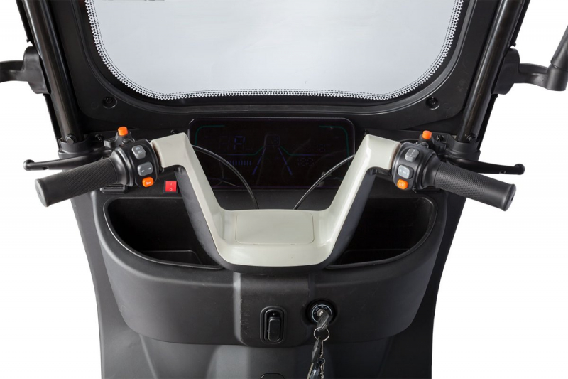 Электротрицикл Rutrike Gelbert Sarin 48V/60V 1000Вт Коричнево-белый HV Market