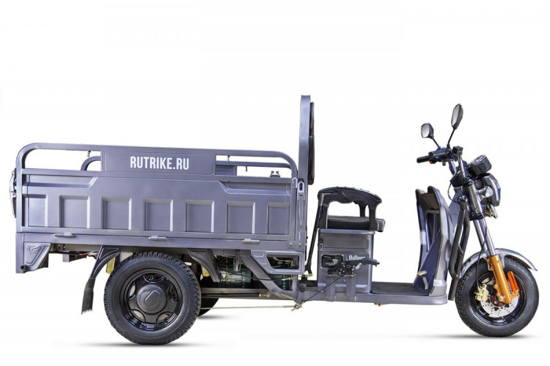 Грузовой электротрицикл Rutrike Дукат 1500 60V1000W Черный матовый HV Market