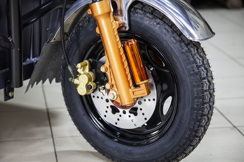 Грузовой электротрицикл Rutrike Дукат 1500 60V1000W Черный матовый HV Market