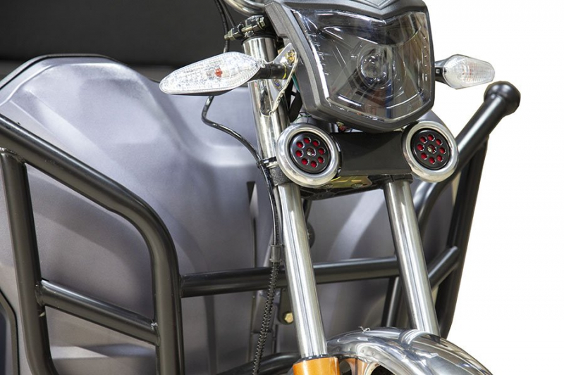 Грузовой электротрицикл Rutrike Дукат 1500 60V1000W Черный матовый HV Market