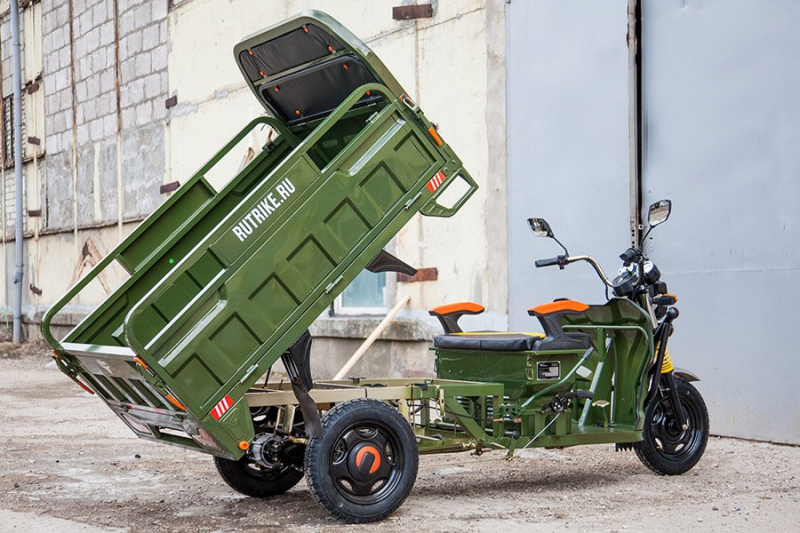 Грузовой электротрицикл Rutrike Дукат 1500 60V1000W Черный матовый HV Market