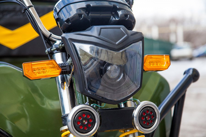 Грузовой электротрицикл Rutrike Дукат 1500 60V1000W Черный матовый HV Market