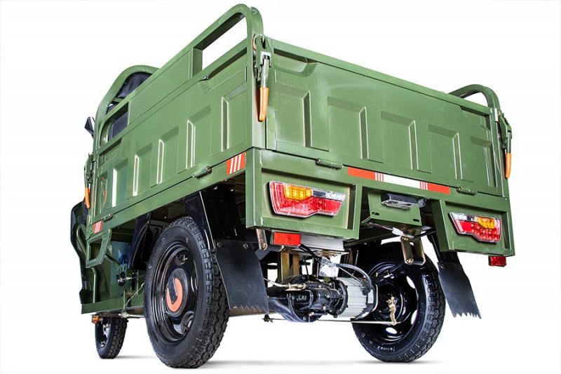 Грузовой электротрицикл Rutrike Дукат 1500 60V1000W Черный матовый HV Market