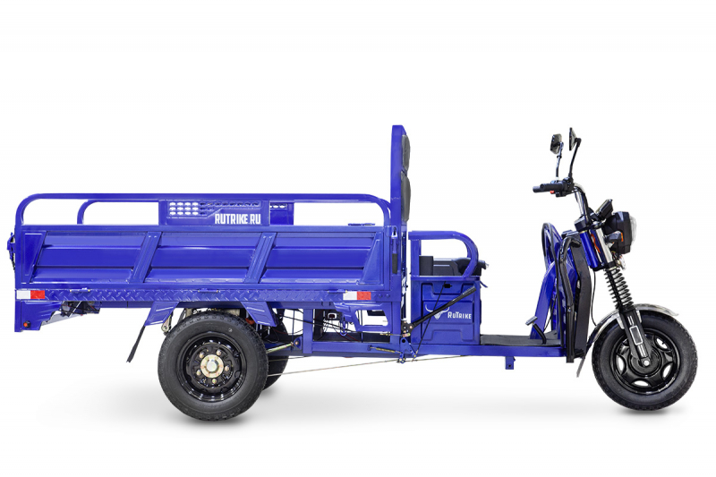 Грузовой электротрицикл Rutrike D4 1800 60V1200W темно-серый HV Market