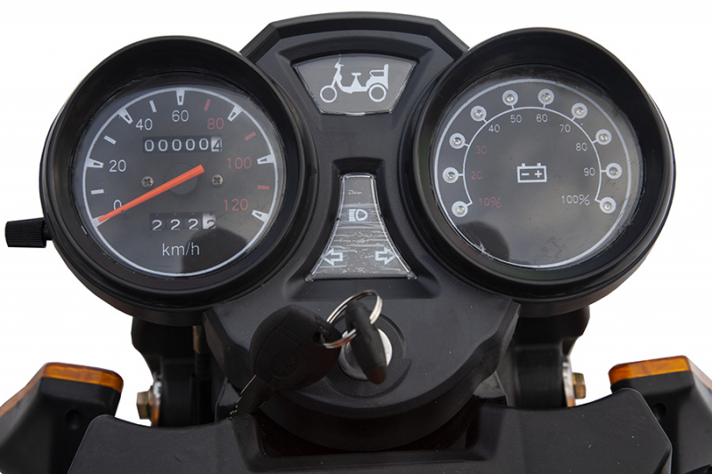 Грузовой электротрицикл Rutrike D4 1800 60V1200W темно-серый HV Market