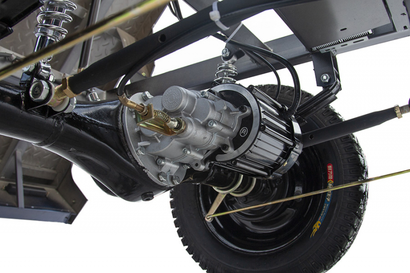 Грузовой электротрицикл Rutrike D4 1800 60V1200W темно-серый HV Market