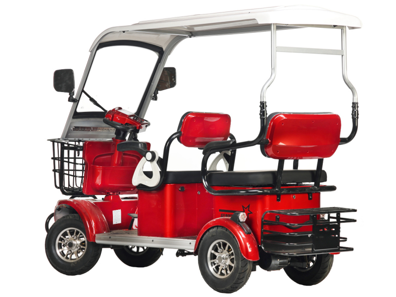 Электротрицикл Rutrike Gelbert Hara 48V/60V 600Вт Красный HV Market