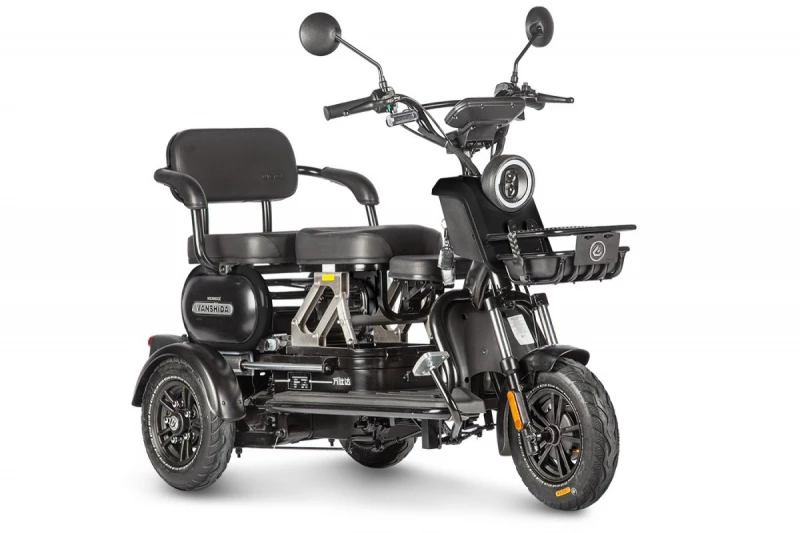 Электротрицикл Wanshida UN MOTO 60V 650Вт Черный HV Market