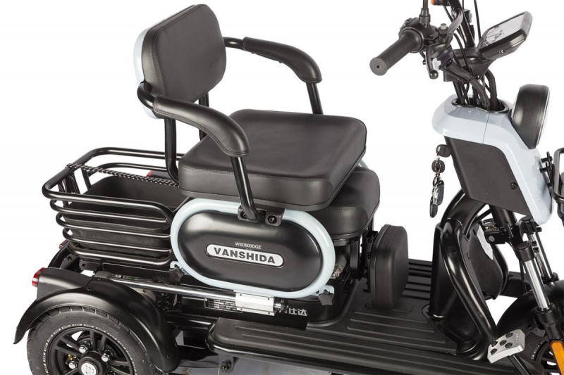 Электротрицикл Wanshida UN MOTO 60V 650Вт Черный HV Market