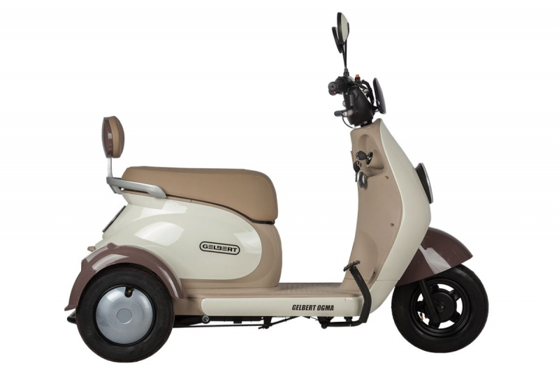 Электротрицикл Rutrike Gelbert Ogma 48V/60V 650Вт Белый HV Market