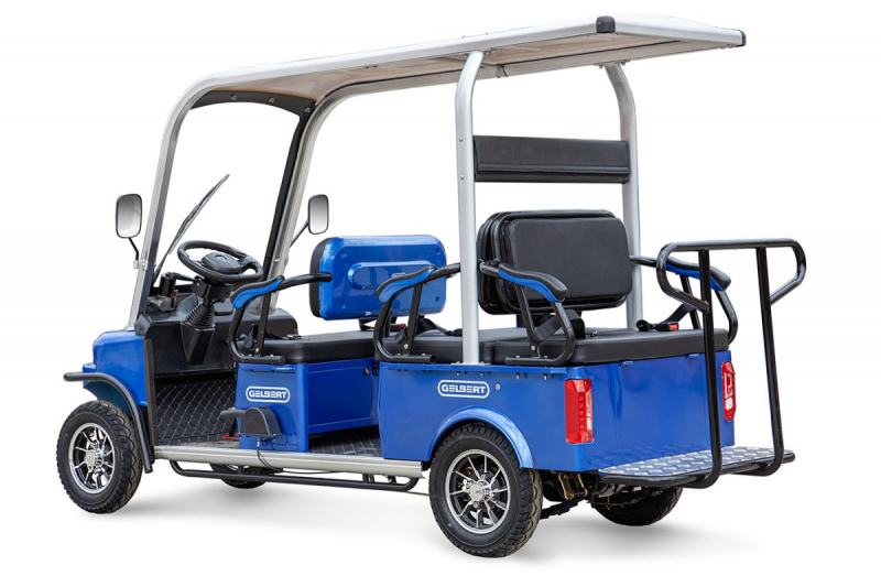 Гольф-кар мини Gelbert Sirma 60V 1200Вт Синий HV Market