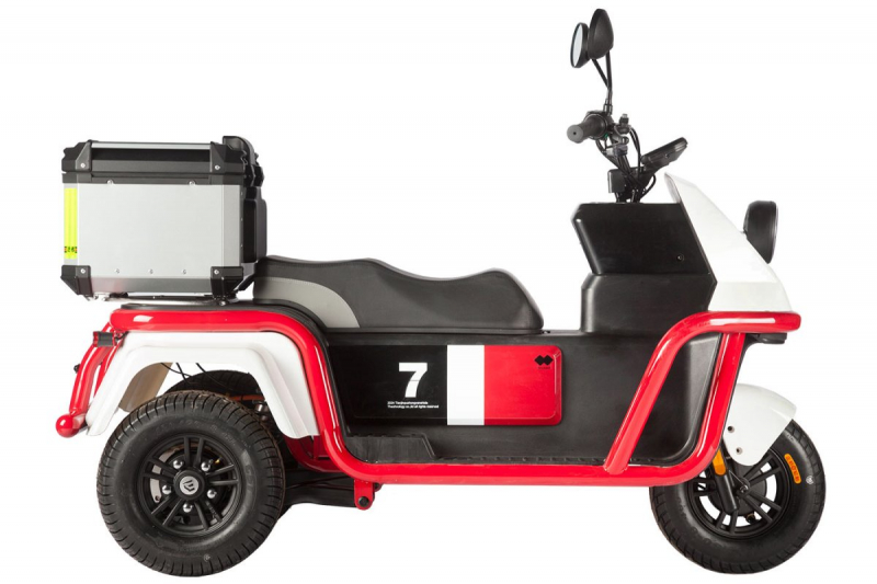 Электротрицикл Wanshida DOUHAO 60V 800Вт черно-серый HV Market