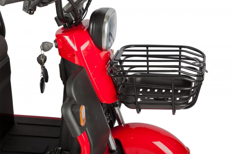 Электротрицикл Rutrike Gelbert Kappa 48V/60V 650Вт Красный HV Market