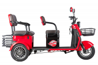 Электротрицикл Rutrike Gelbert Kappa 48V/60V 650Вт Красный HV Market