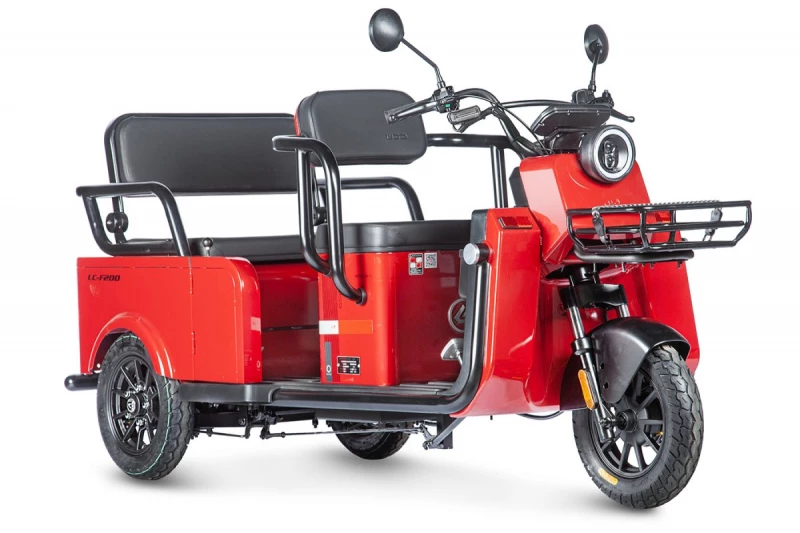 Электротрицикл Wanshida LC-F200 60V 1000Вт Красный HV Market
