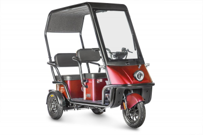 Электротрицикл Wanshida NIPLA 500 60V 1000Вт Черно-красный HV Market