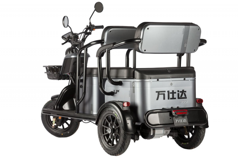 Электротрицикл Wanshida UM+ 60V 1000Вт Зеленый HV Market