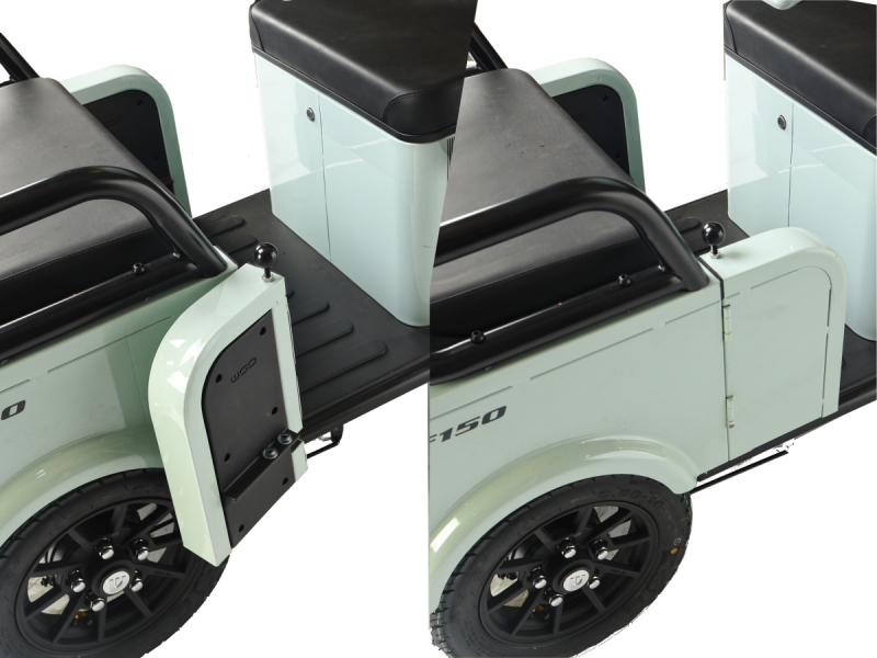 Электротрицикл Wanshida LC-F150 60V 1000Вт Серый HV Market