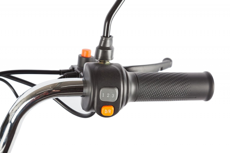 Электротрицикл Rutrike Gelbert Beta 48V/60V 800Вт Серо-белый HV Market