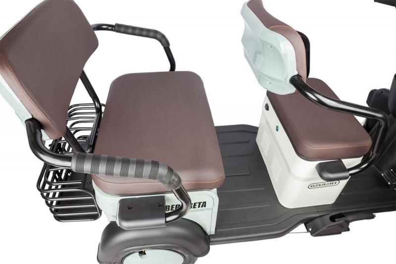 Электротрицикл Rutrike Gelbert Beta 48V/60V 800Вт Серо-белый HV Market