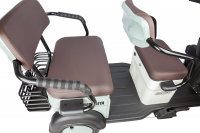 Электротрицикл Rutrike Gelbert Beta 48V/60V 800Вт Серо-белый HV Market