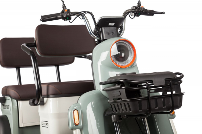 Электротрицикл Rutrike Gelbert Beta 48V/60V 800Вт Серо-белый HV Market