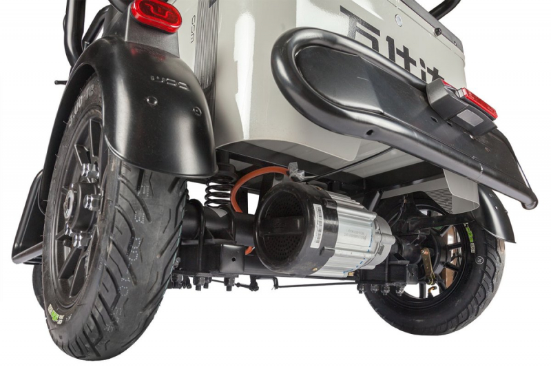 Электротрицикл Wanshida LC300 60V 1000Вт Черный HV Market