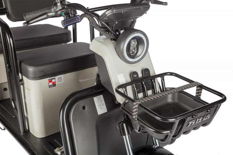 Электротрицикл Wanshida LC300 60V 1000Вт Черный HV Market