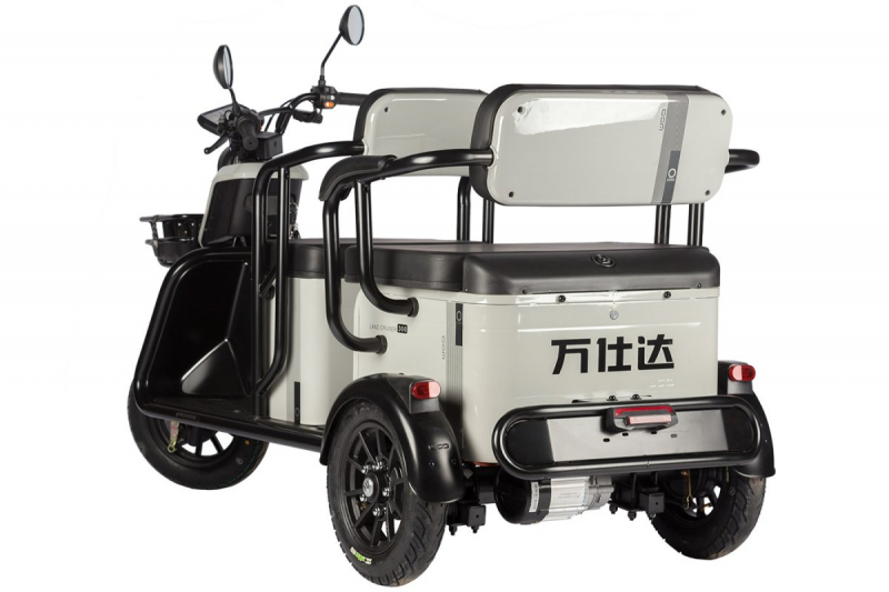 Электротрицикл Wanshida LC300 60V 1000Вт Черный HV Market