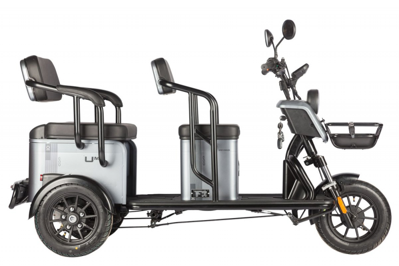 Электротрицикл Wanshida UM+ 60V 1000Вт Черный HV Market