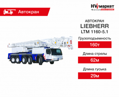 LIEBHERR LTM 1160-5.1 HV Market