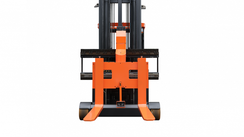 Узкопрозодный штабелер OPX15 Triplex mast (Литий 600Ач, FFL, fully AC, with EPS, Fingertip control, Front wheel hydraulic brake, adjustable steering wheel, suspension seat, storage rack, dual screen triple wireless monitoring system, fork 180。 rotation, В-9500мм)  HV Market