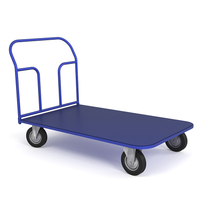 Тележка платформенная ТП 7 (800х1400) г/п 550 кг.200 литая протекторная резина